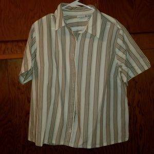 White Stag Woman 18W/20W Button Down Shirt